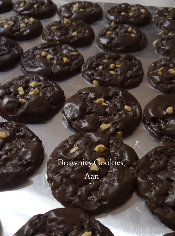 Ini Resepi Brownies Cookies Yang Cair Dimulut , Mudah Dan 