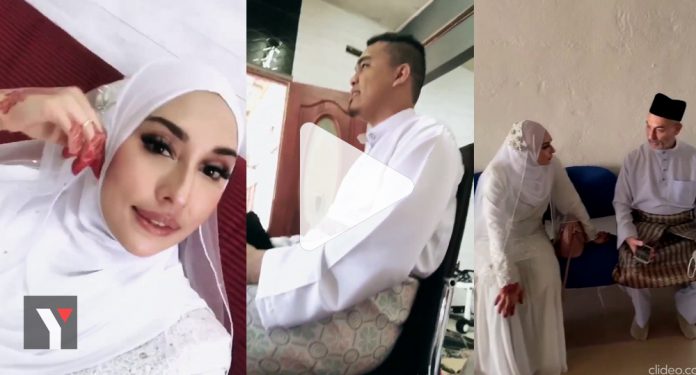 Video Dalam Diam Diam Zarina Anjoulie Selamat Bernikah Dengan Sekali Lafaz