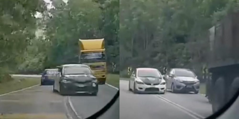 [VIDEO] Geng Honda Civic Potong Treler & Bahayakan Pengguna Jalan Raya Lain Buat Netizen Bengang