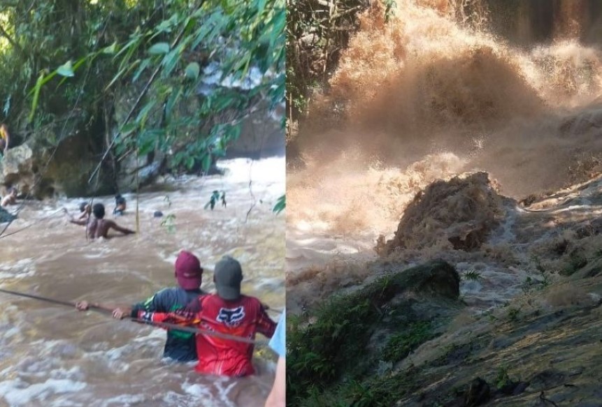 [VIDEO] Rakaman Detik-detik Kepala Air Tiba-tiba Datang, Dua Orang Dilaporkan Maut