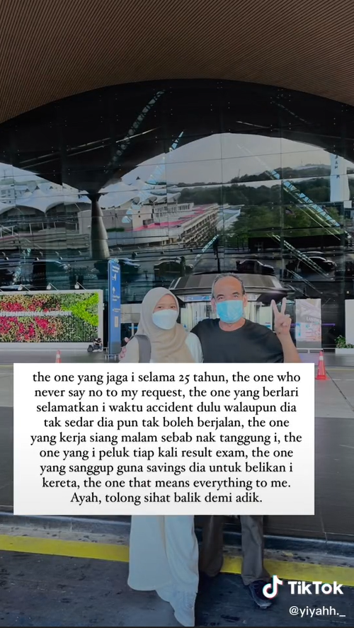 Gadis Buntu Ayah Semakin Tenat, Berharap Agar Sempat Lihat Dirinya Bahagia Dengan Pilihan Hati