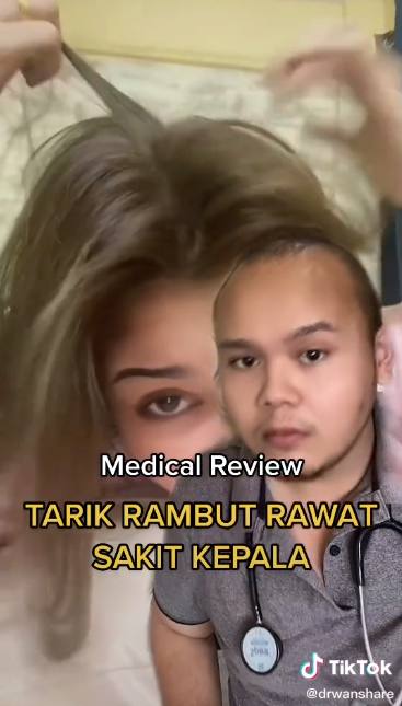 “Boleh Kena Radang” Tarik Rambut Untuk ‘Relieve’ Sakit Kepala, Doktor Perjelas Kesan Buruk